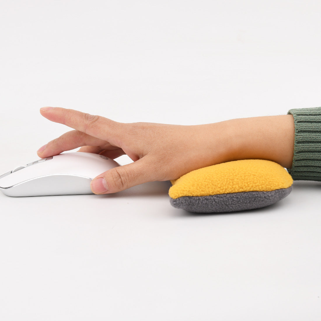 Ergonomic Mouse Wrist Rest for Desktop and Laptop, Bean Bag Wrist Support for Typing, Relief Wrist Pain